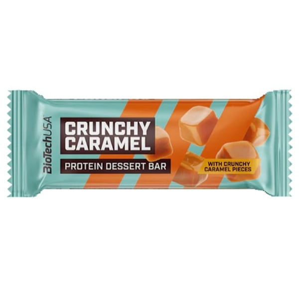 Biotech Crunchy Carame Protein Dessert Bar